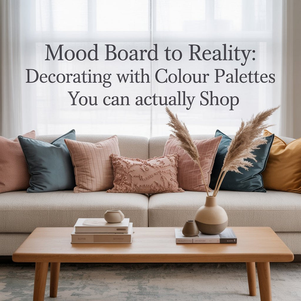 Mood Board to Reality: Decorating with Colour Palettes You Can Actually Shop