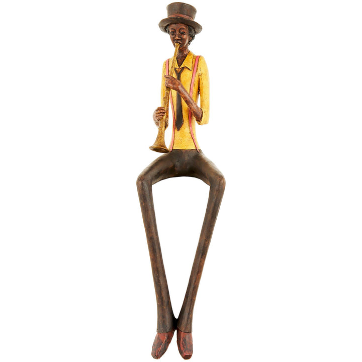 Sitting Jazz Band Trumpeter - Reposing