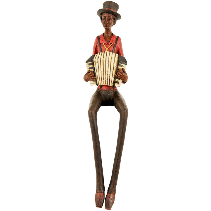 Sitting Jazz Band Squeeze Box - Reposing