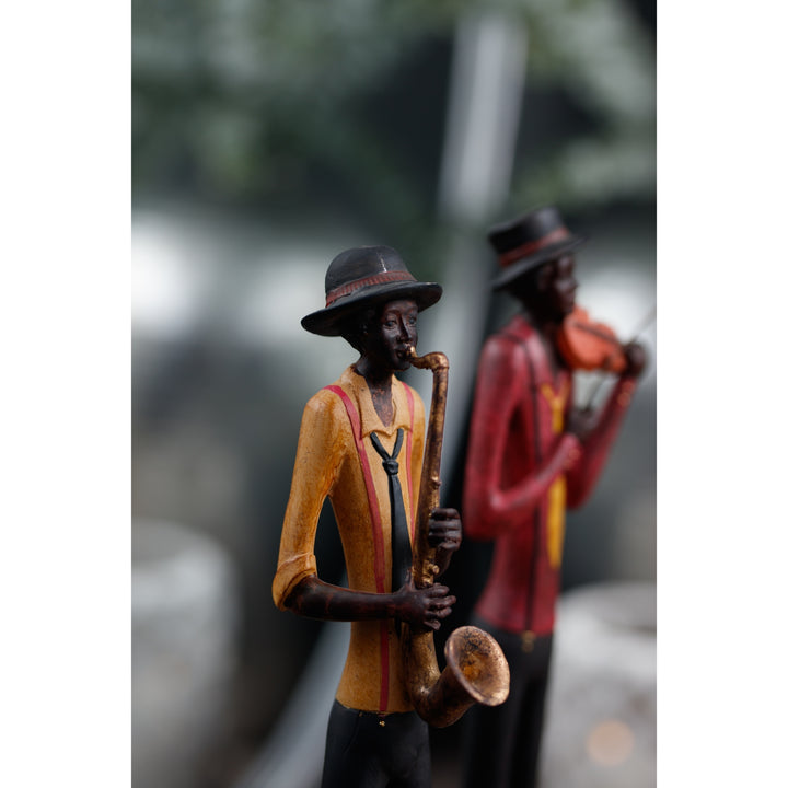 Standing Jazz Band Violinist - Reposing
