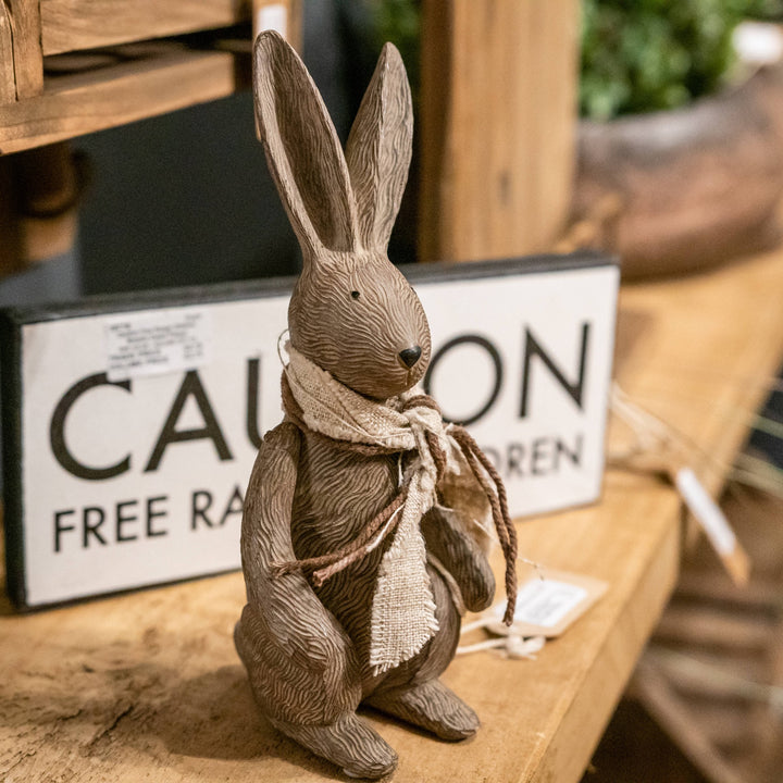 Winter Bunny Rabbit - Small - Reposing