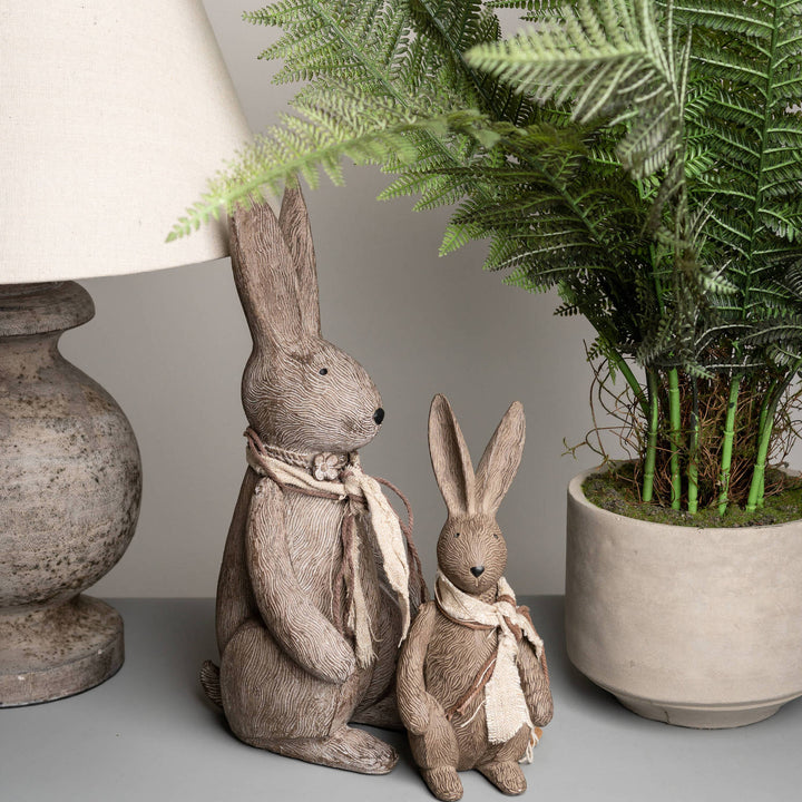 Winter Bunny Rabbit - Small - Reposing