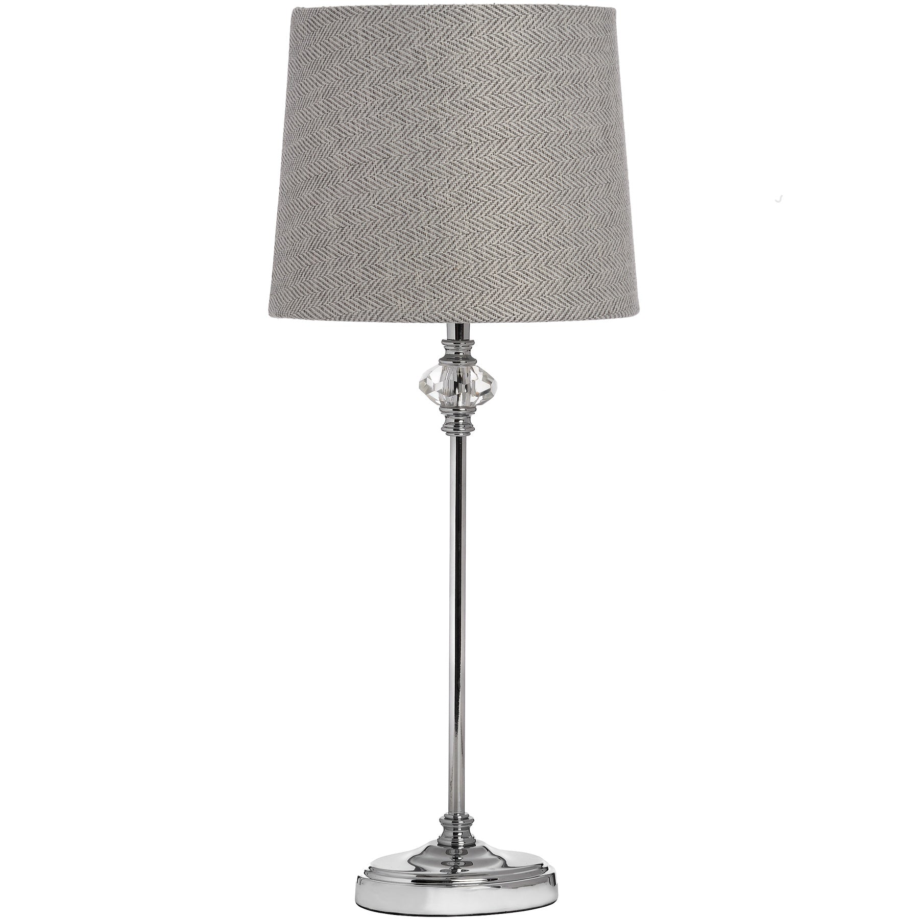 Reposing V Florence Chrome Table Lamp