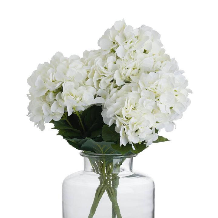 White Hydrangea Bouquet - Reposing