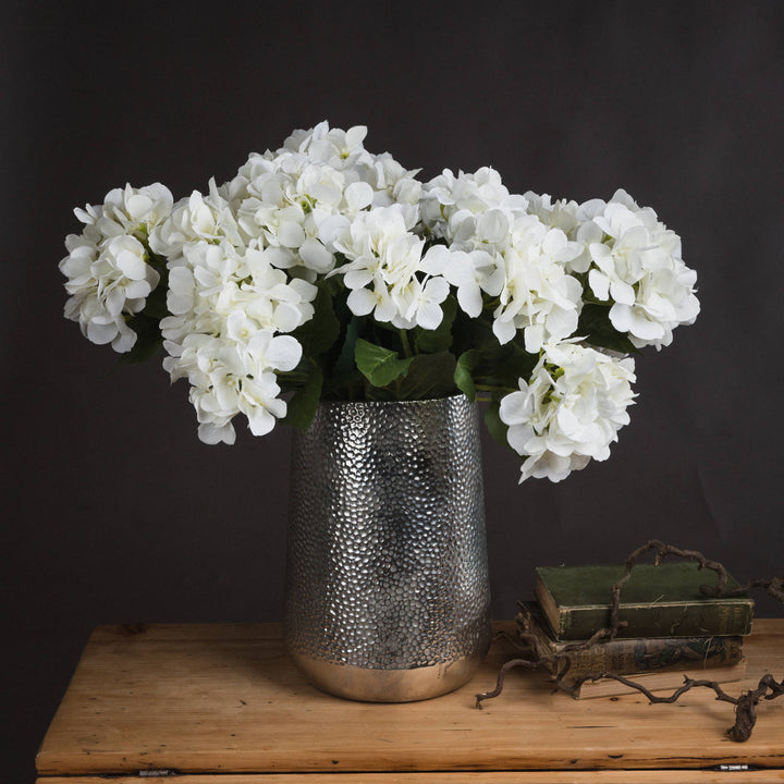 White Hydrangea Bouquet - Reposing