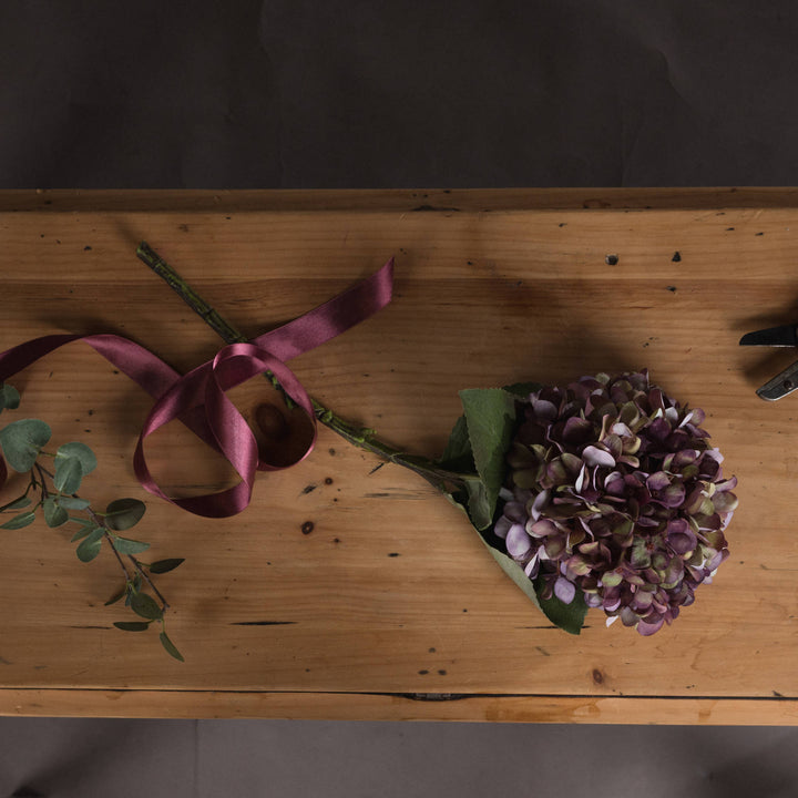 Autumn Burgundy Hydrangea - Reposing