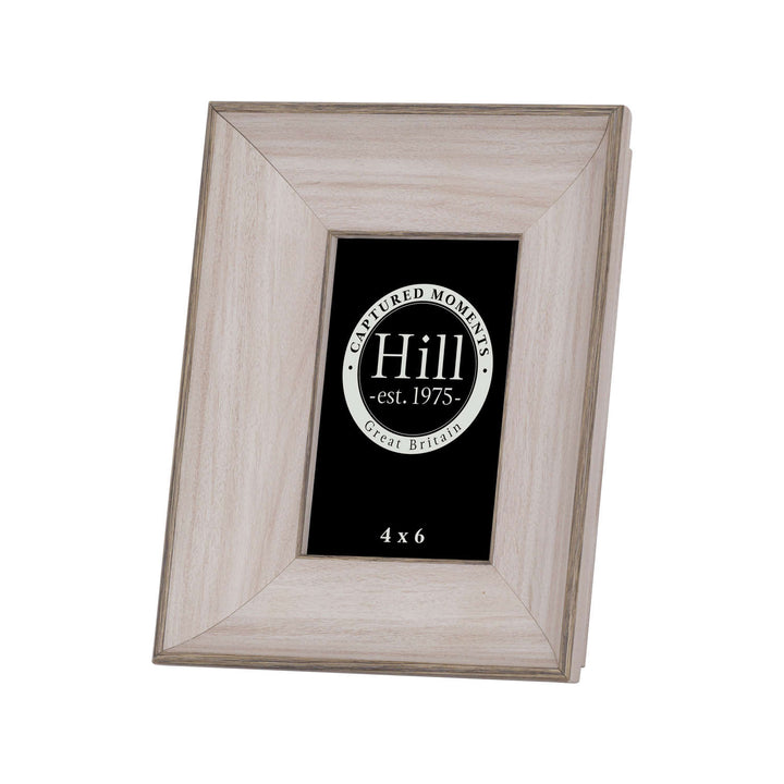 White Washed Wood Photo Frame 4X6 - Reposing