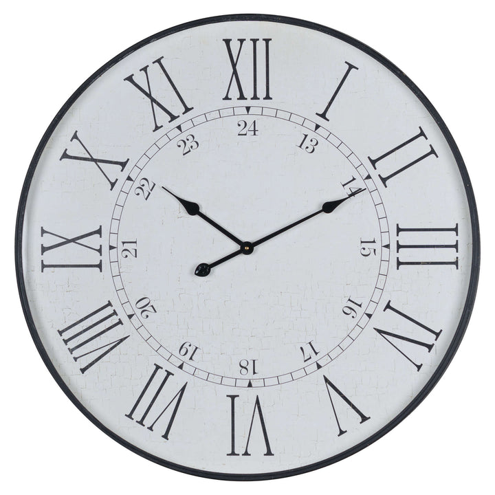 Large Embossed Station Clock - Reposing