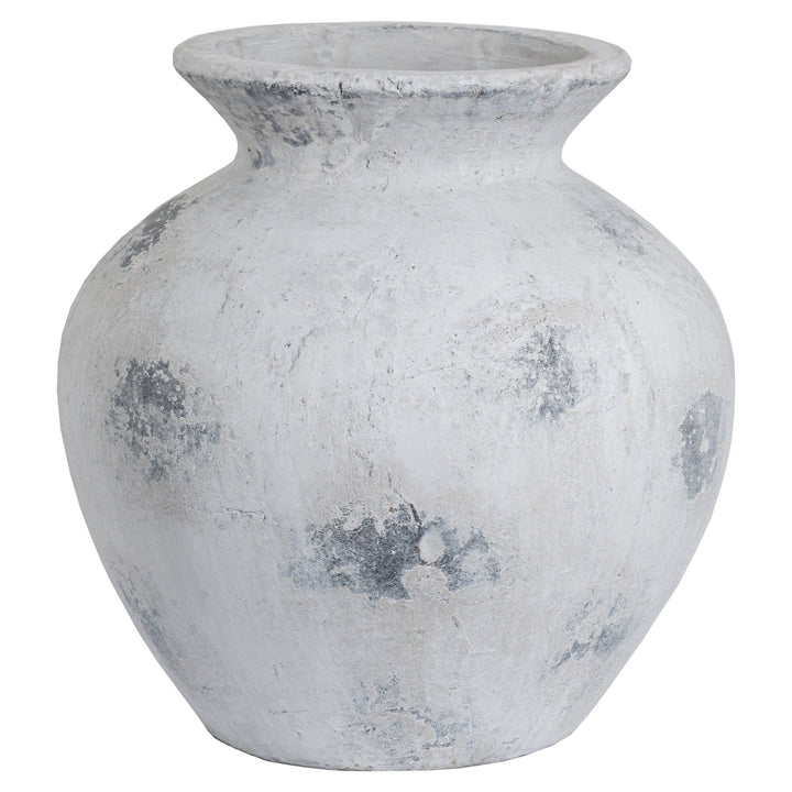 Downton Large Antique White Vase - Reposing