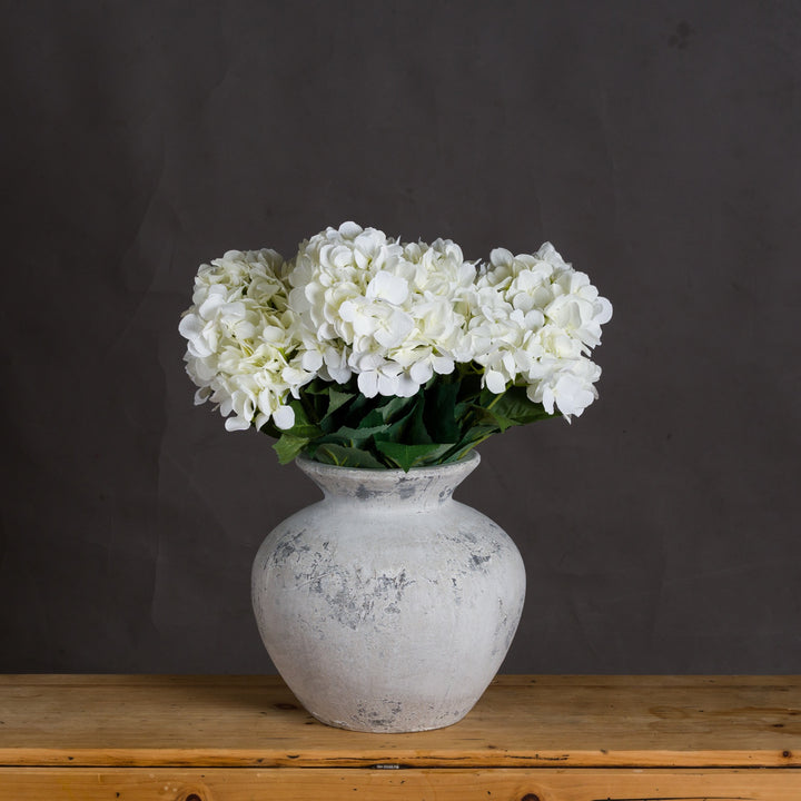 Darcy Antique White Vase - Reposing