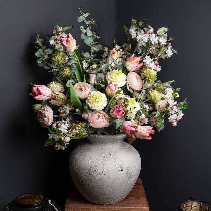 Darcy Antique White Vase - Reposing