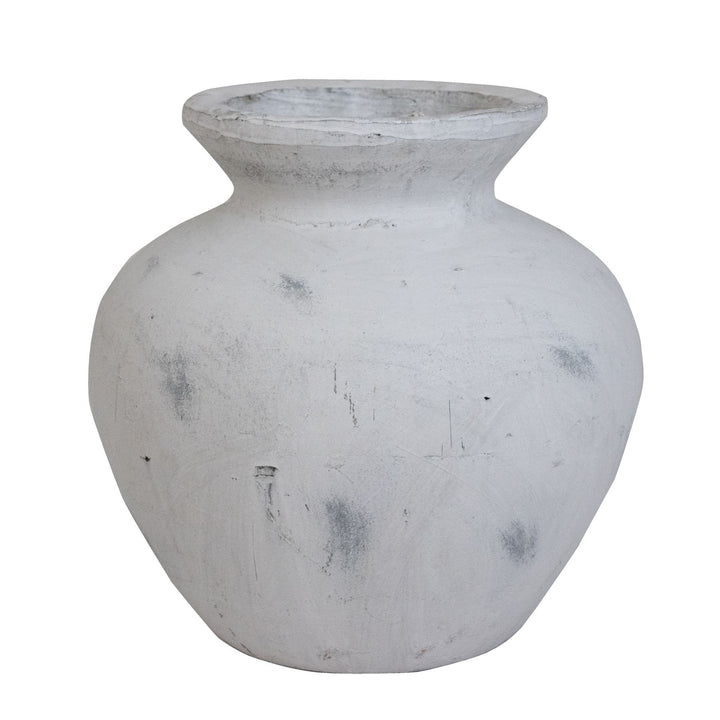 Darcy Antique White Vase - Reposing