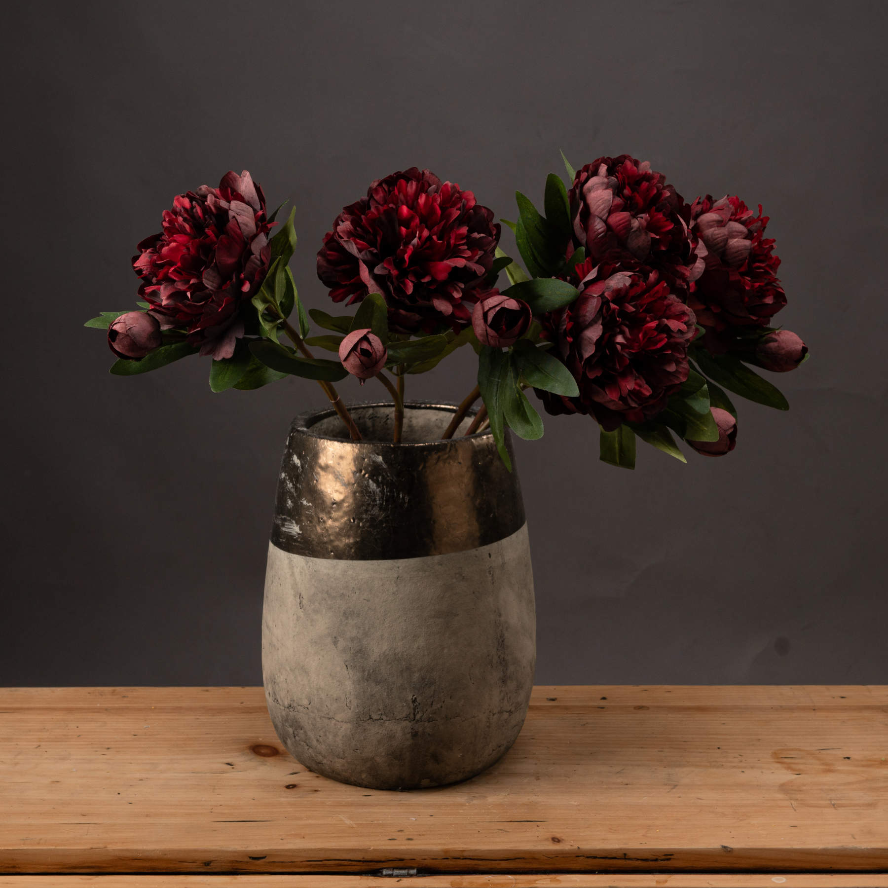 Reposing V Burgundy Peony Rose