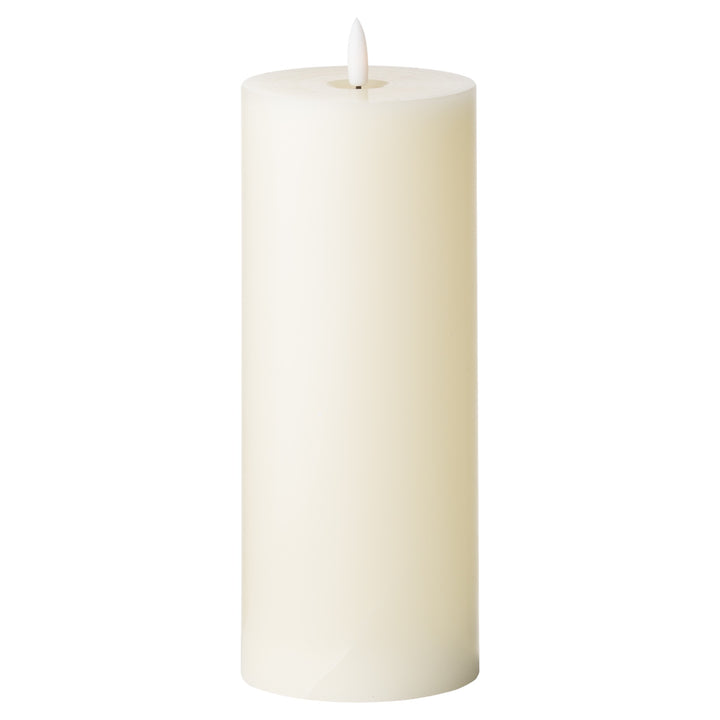 Luxe Collection Natural Glow 3.5 x 9 LED Cream Candle - Reposing
