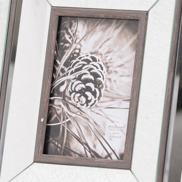 Tristan Mirror And Wood 4X6 Frame - Reposing