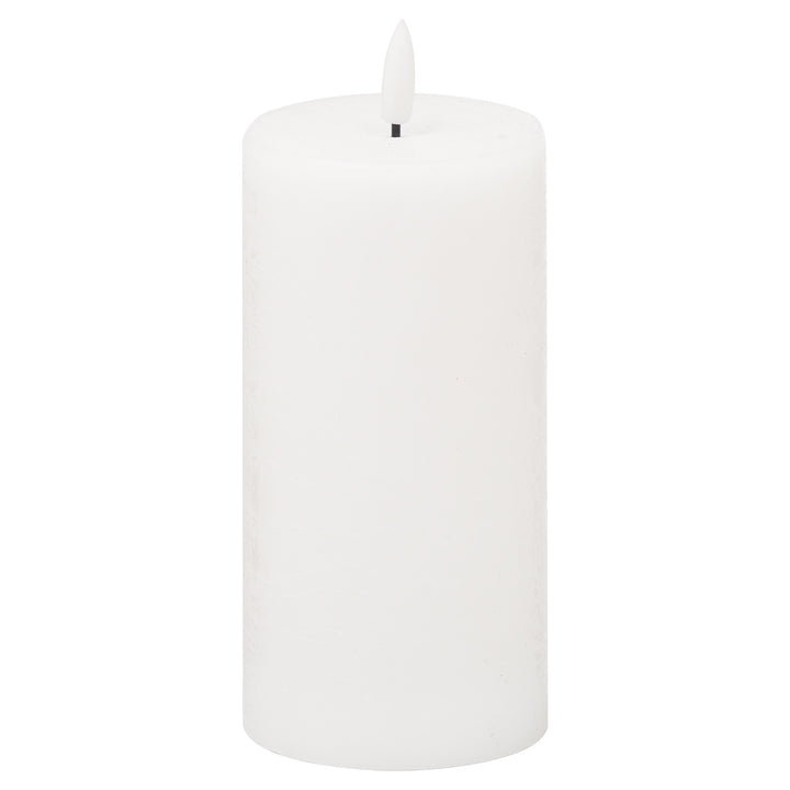 Luxe Collection Natural Glow 3x6 LED White Candle - Reposing