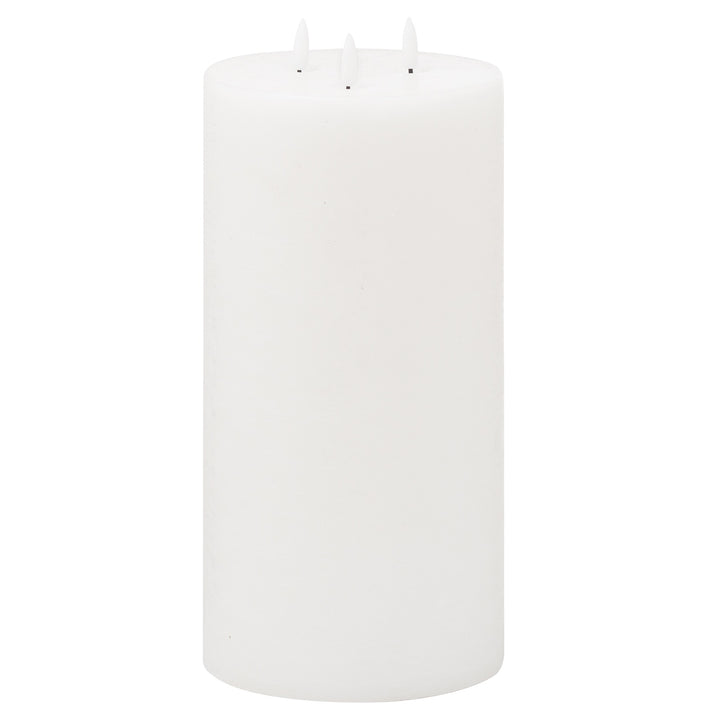 Luxe Collection Natural Glow 6x12 LED White Candle - Reposing