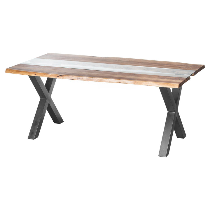 Live Edge Collection River Dining Table - Reposing