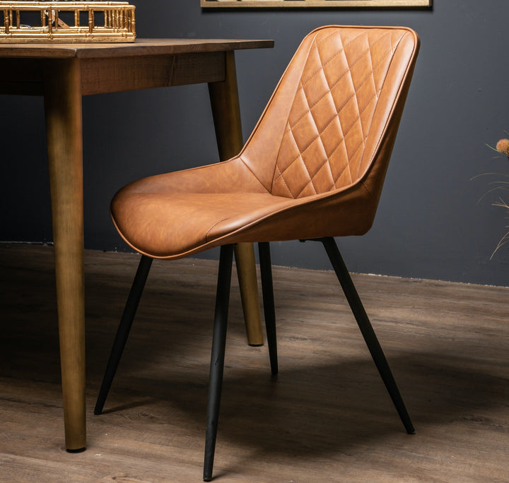 Oslo Tan Dining Chair - Reposing