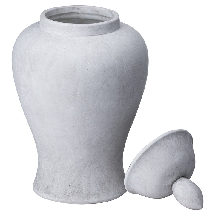 Darcy Large Stone Ginger Jar - Reposing