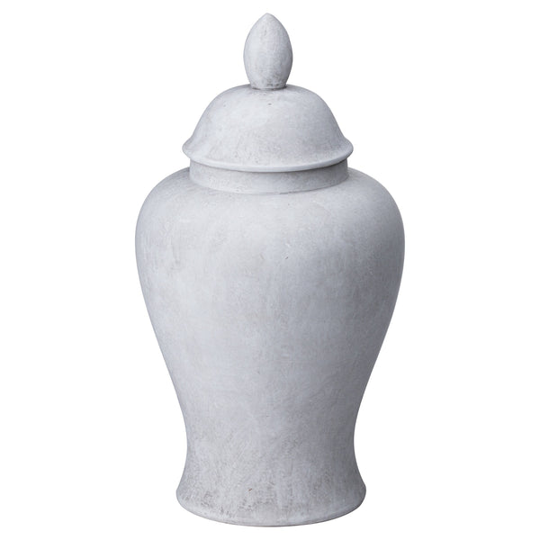 Darcy Large Stone Ginger Jar - Reposing