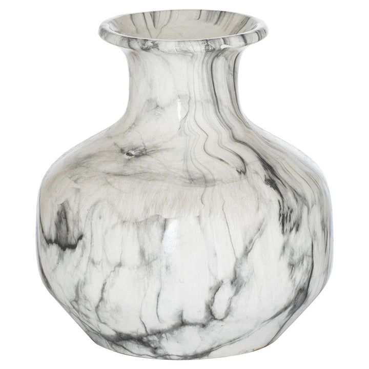 Marble Squat Vase - Reposing