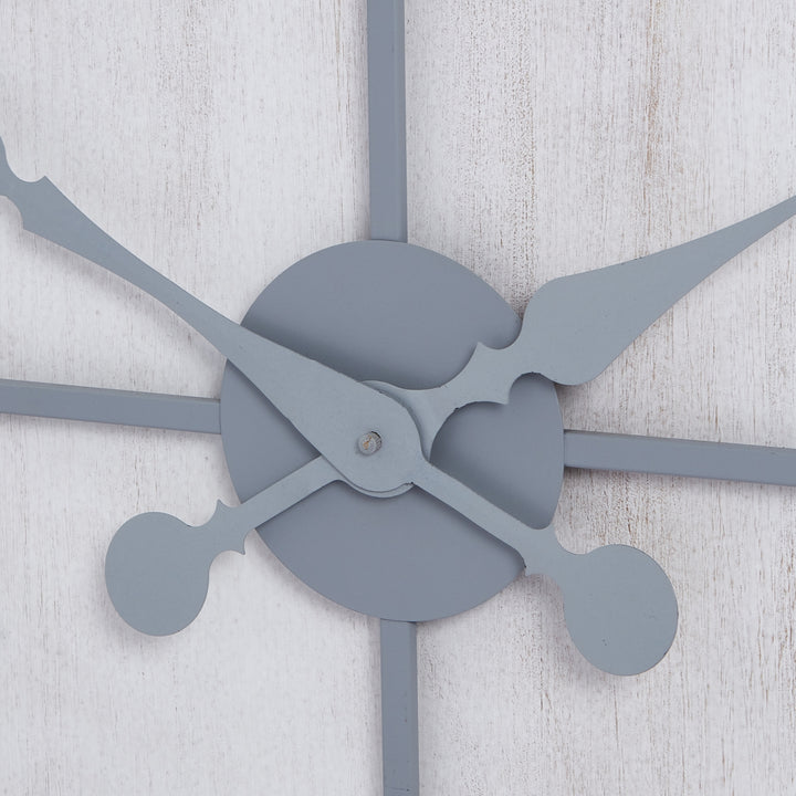 Roza Panelled Wall Clock - Reposing