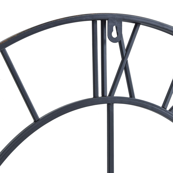 Bronze Skeleton Wall Clock - Reposing
