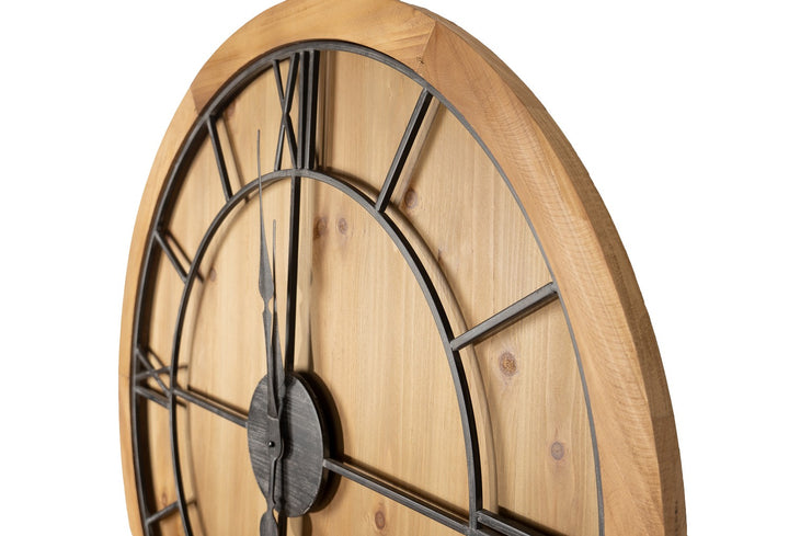 Williston Wooden Wall Clock - Reposing