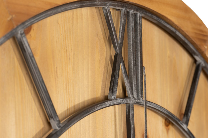 Williston Wooden Wall Clock - Reposing