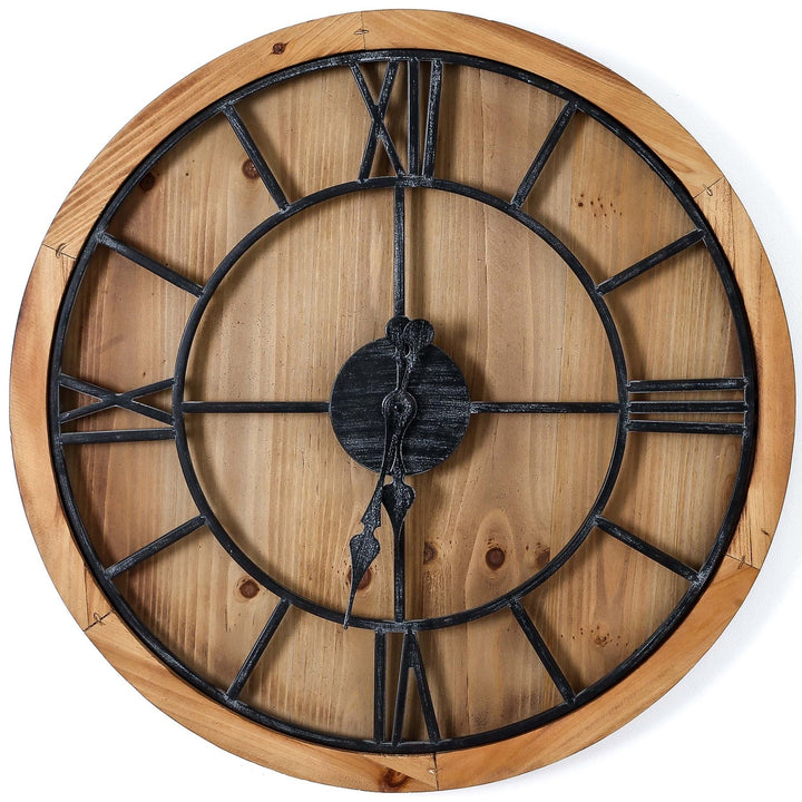Williston Wooden Wall Clock - Reposing