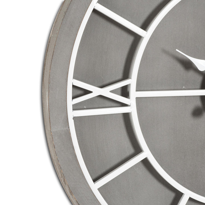 Williston Grey Wall Clock - Reposing