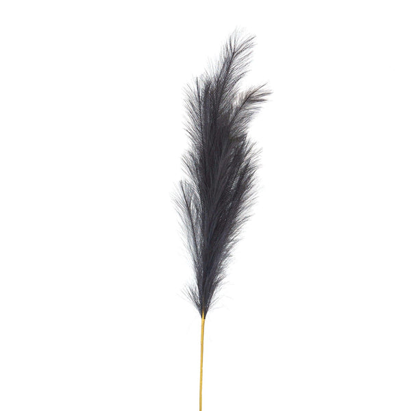 Grey Large Faux Pampas Grass Stem - Reposing