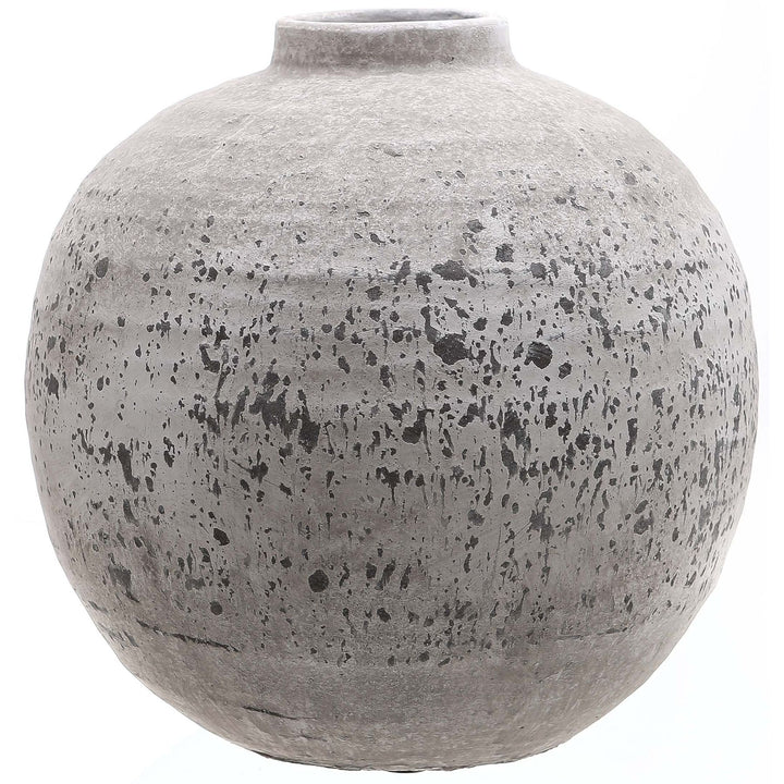 Tiber Stone Ceramic Vase - Reposing
