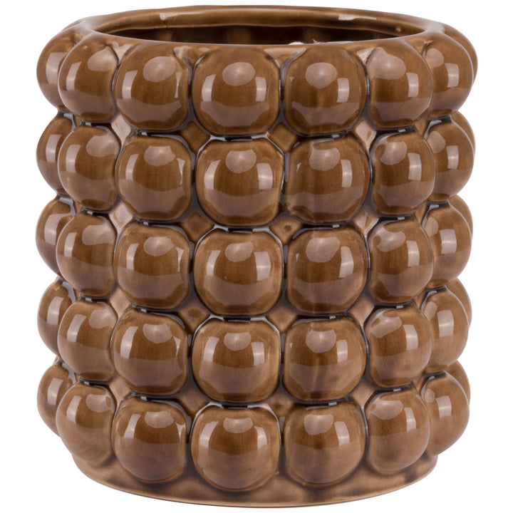 Seville Collection Large Caramel Bubble Planter - Reposing