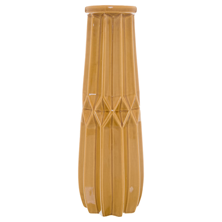 Seville Collection Tall Ochre Vase - Reposing
