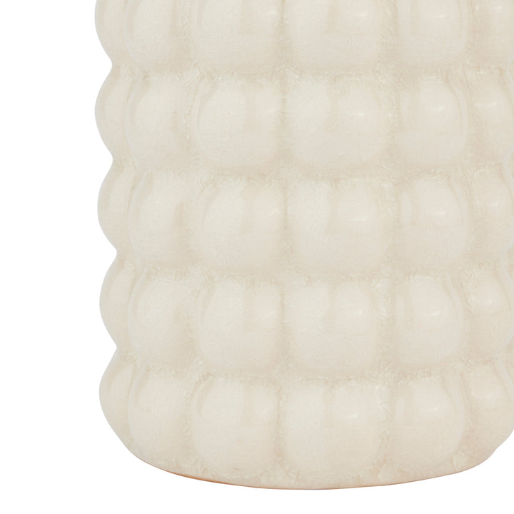 Seville Collection Cream Bubble Vase - Reposing