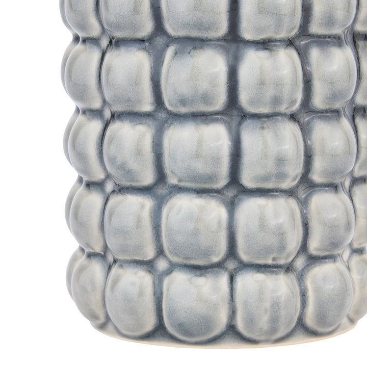 Seville Collection Grey Bubble Vase - Reposing