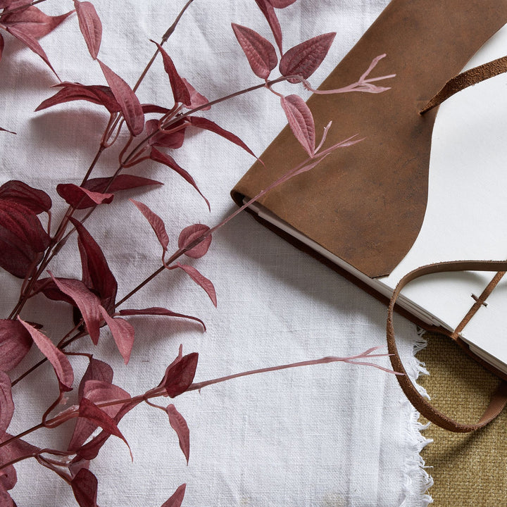 Reposing V Ornamental Burgundy Leaf