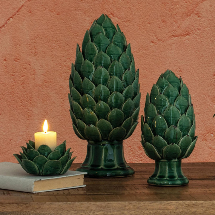 Large Globe Green Chianti Artichoke - Reposing