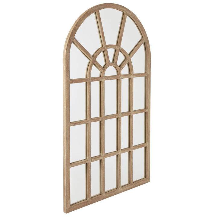 Copgrove Collection Arched Paned Wall Mirror - Reposing