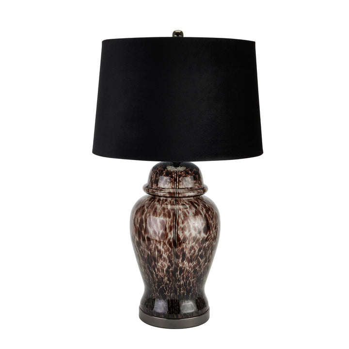 Black Dapple Acanthus Lamp - Reposing