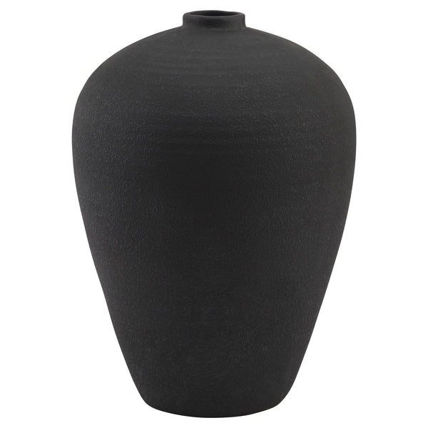 Matt Black Tall  Astral Vase - Reposing