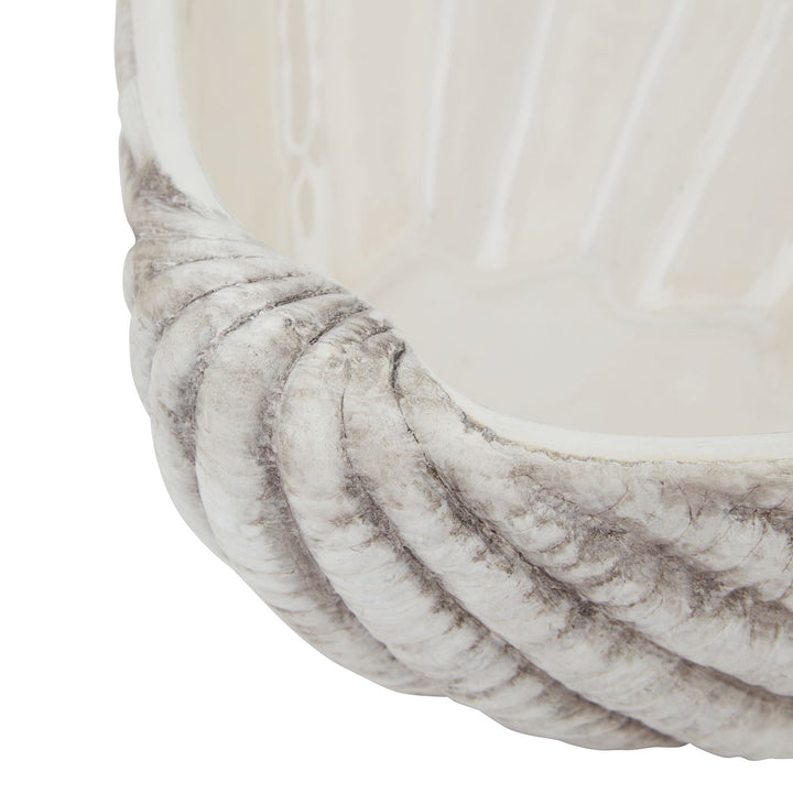 Siren Medium Ceramic Shell Bowl - Reposing