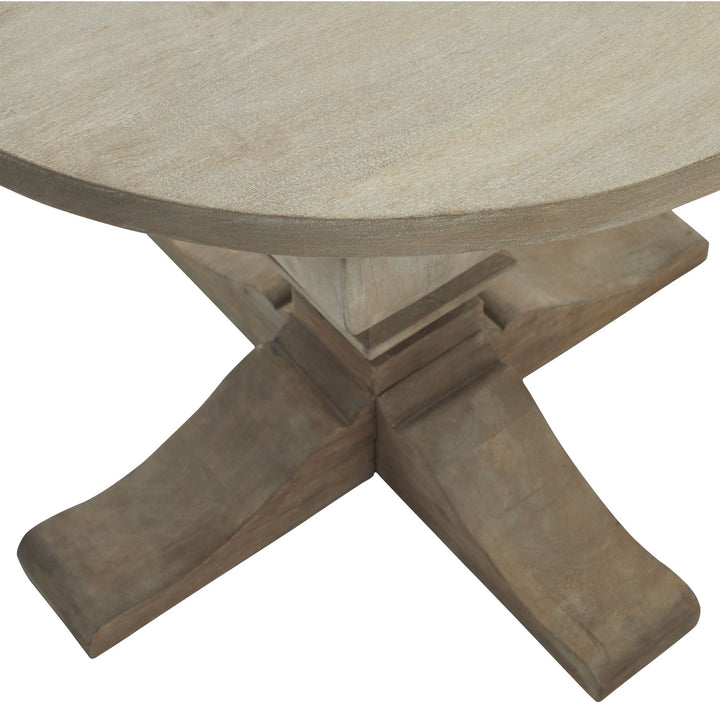 Copgrove Collection Pedestal Side Table - Reposing