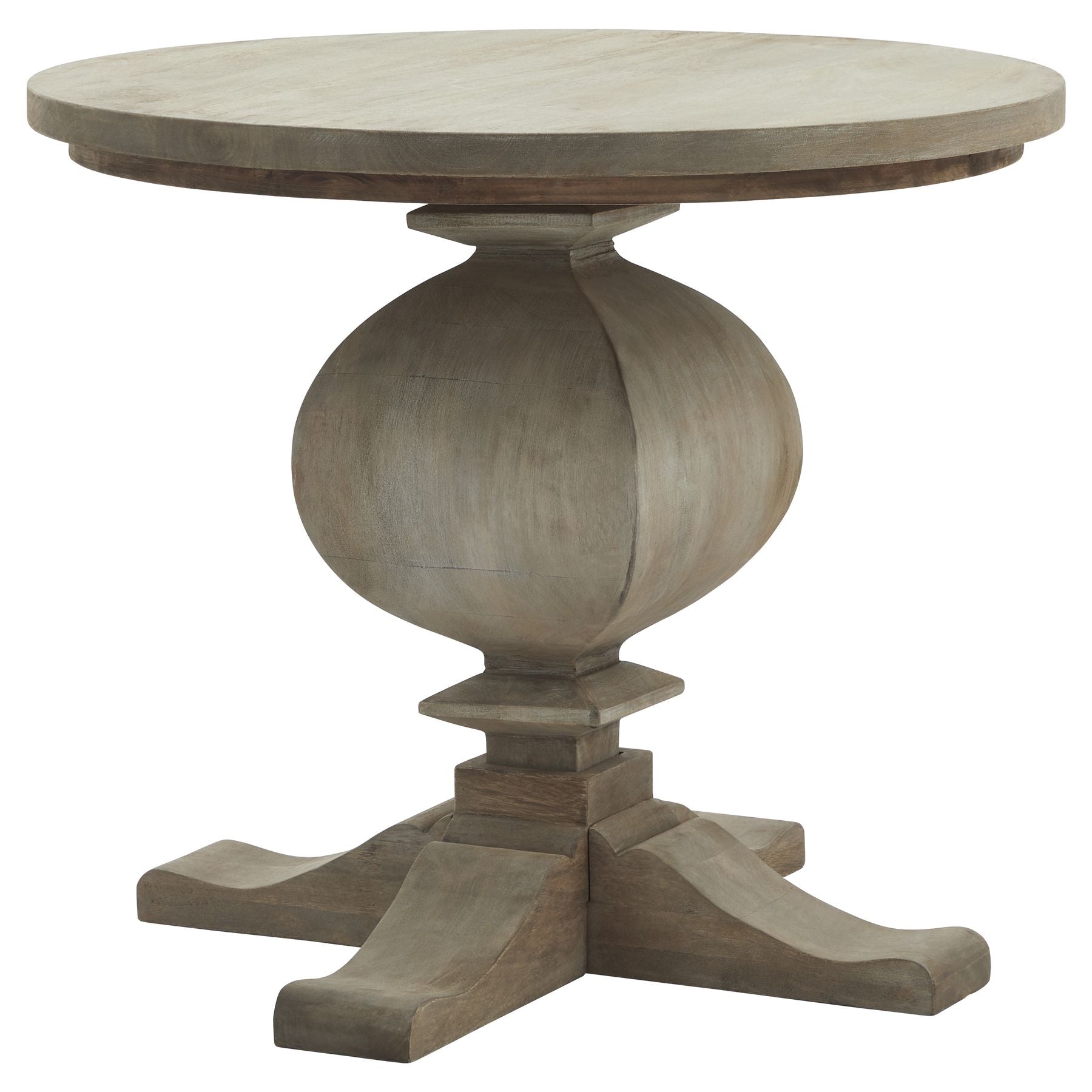 Reposing V Copgrove Collection Pedestal Side Table
