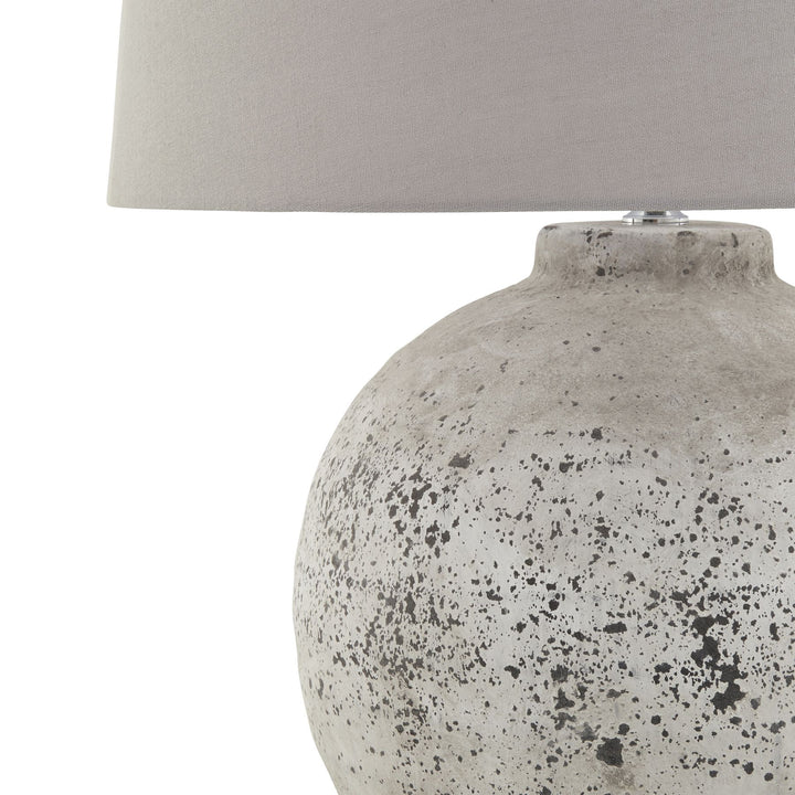 Tiber Large Stone Ceramic Lamp - Reposing