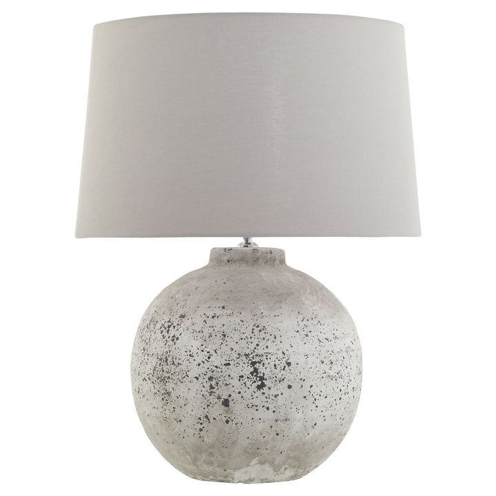 Tiber Large Stone Ceramic Lamp - Reposing