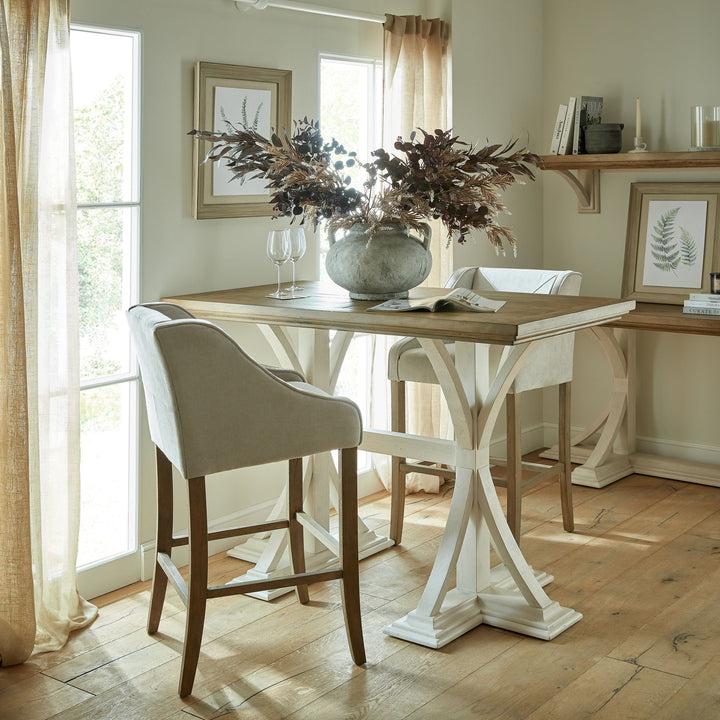Taupe and Ivory Large Branch - Reposing
