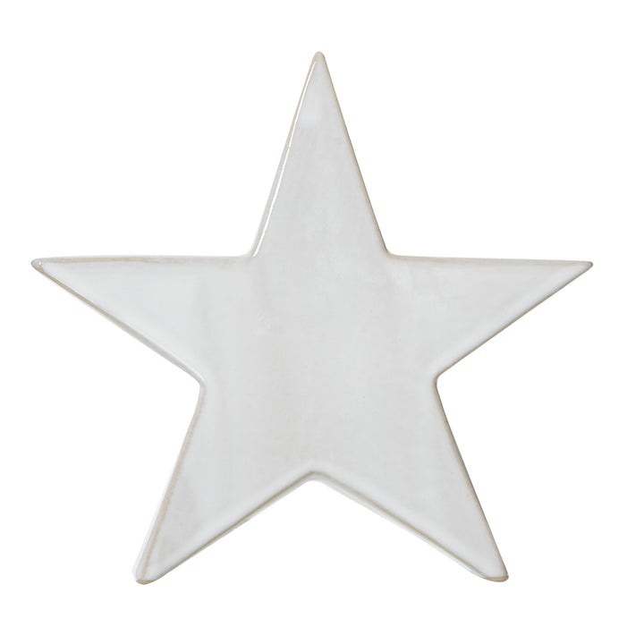 Large Ceramic Standing Star Decoration - Reposing